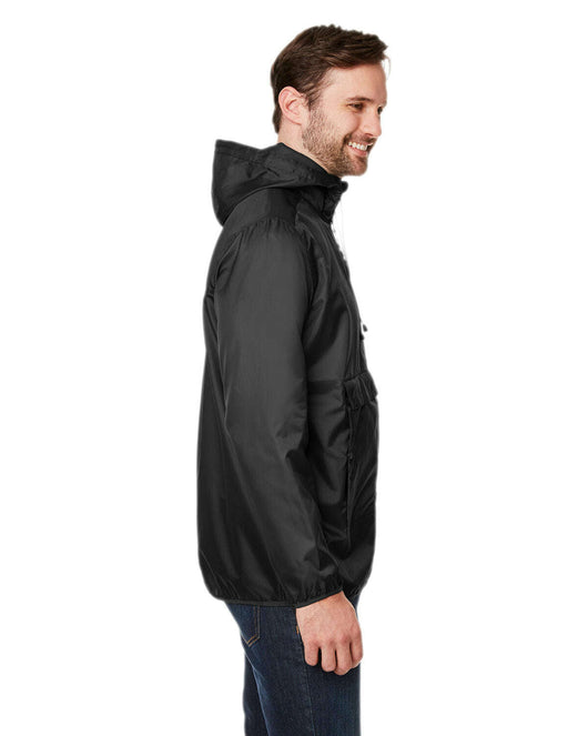 Team 365 Adult Zone Protect Packable Anorak Jacket TT77 - Outerwear