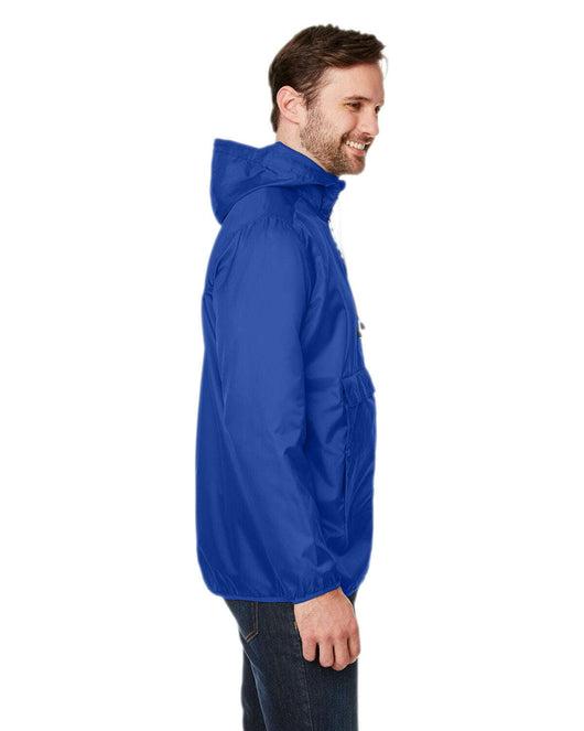 Team 365 Adult Zone Protect Packable Anorak Jacket TT77 - Outerwear