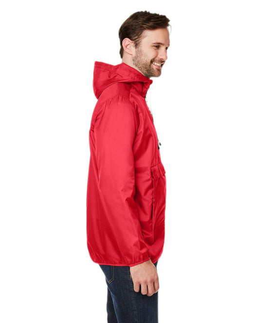 Team 365 Adult Zone Protect Packable Anorak Jacket TT77 - Outerwear