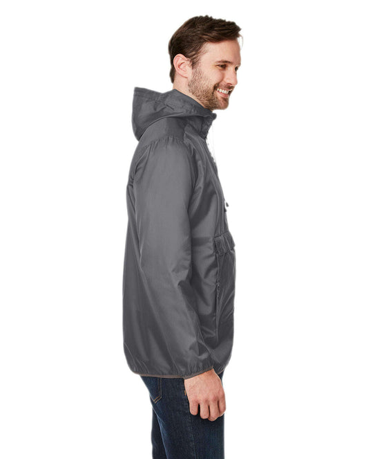 Team 365 Adult Zone Protect Packable Anorak Jacket TT77 - Outerwear