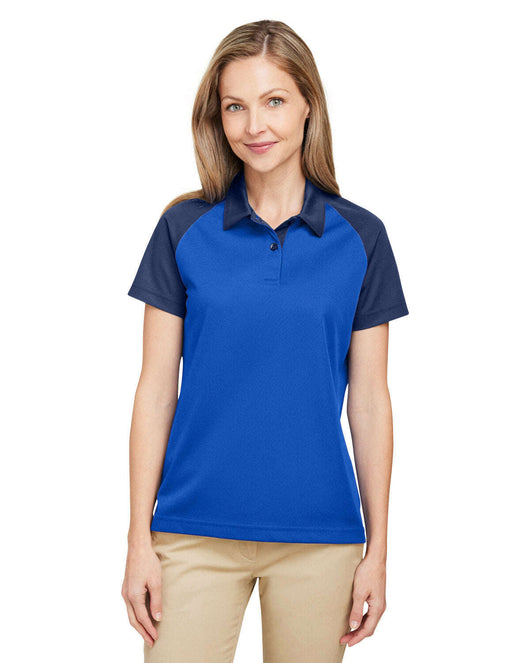 Team 365 Ladies’ Command Snag-Protection Colorblock Polo TT21CW - SP ROYL / S DK NV / XS - Polos