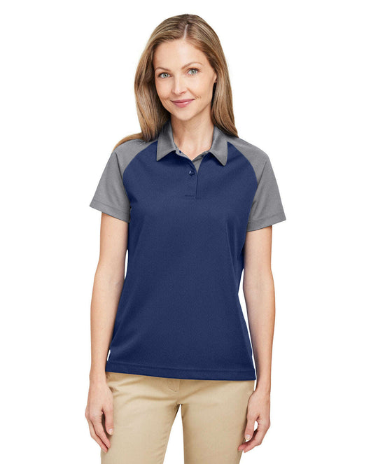 Team 365 Ladies’ Command Snag-Protection Colorblock Polo TT21CW - SP DK NV / SP GRP / XS - Polos