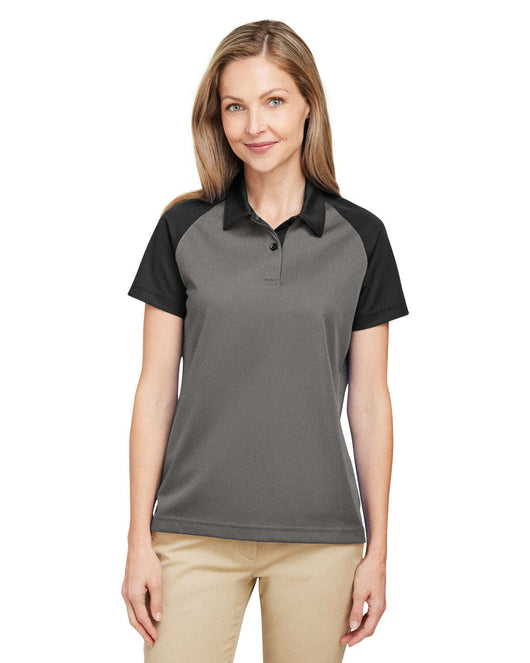 Team 365 Ladies’ Command Snag-Protection Colorblock Polo TT21CW - SPRT GRAPHT / BLK / XS - Polos