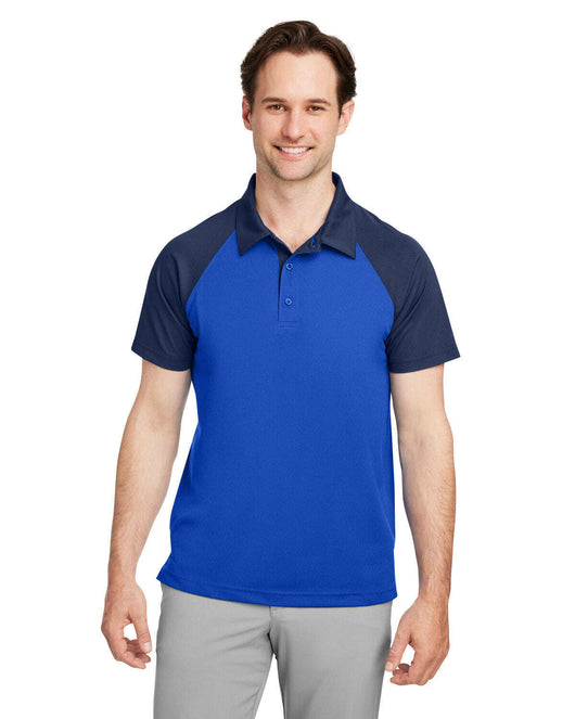 Team 365 Men’s Command Snag-Protection Colorblock Polo TT21C - SP ROYL / S DK NV / XS - Polos