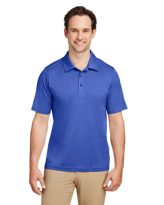 Team 365 Men’s Zone Sonic Heather Performance Polo TT51H - SPORT ROYAL HTHR / XS - Polos