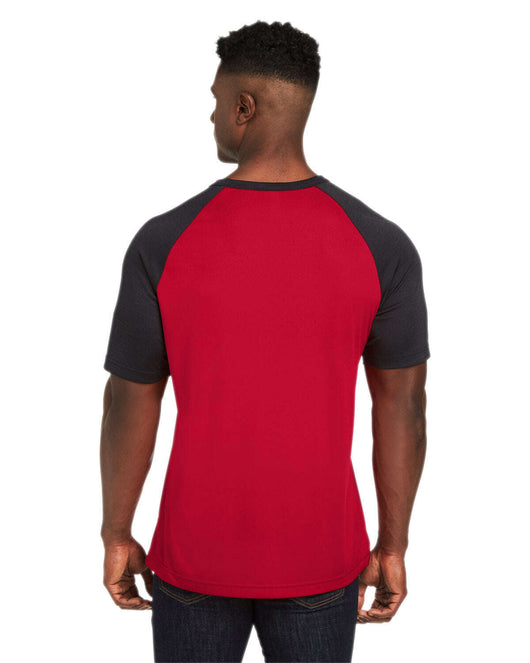 Team 365 Unisex Zone Colorblock Raglan T-Shirt TT62 - T-Shirts