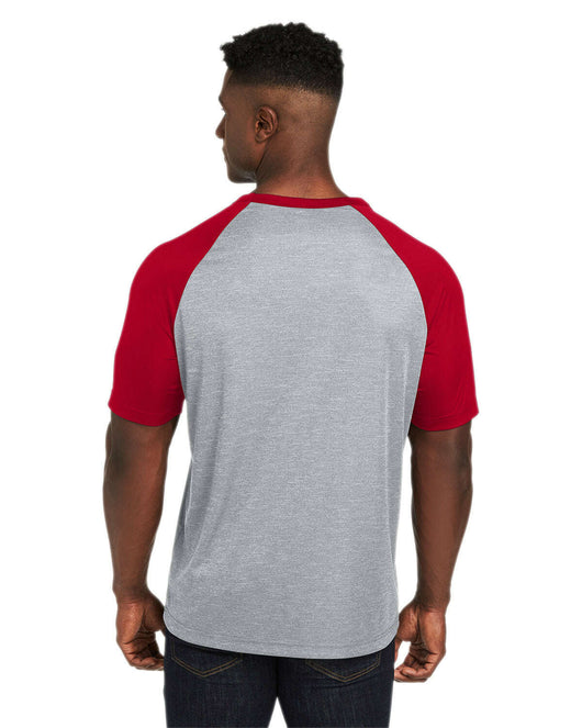 Team 365 Unisex Zone Colorblock Raglan T-Shirt TT62 - T-Shirts