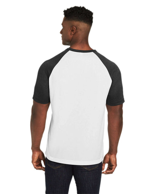 Team 365 Unisex Zone Colorblock Raglan T-Shirt TT62 - T-Shirts