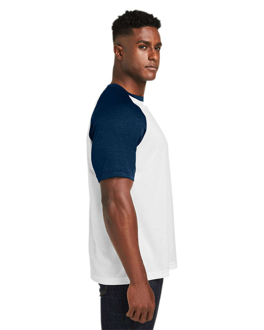 Team 365 Unisex Zone Colorblock Raglan T-Shirt TT62 - T-Shirts