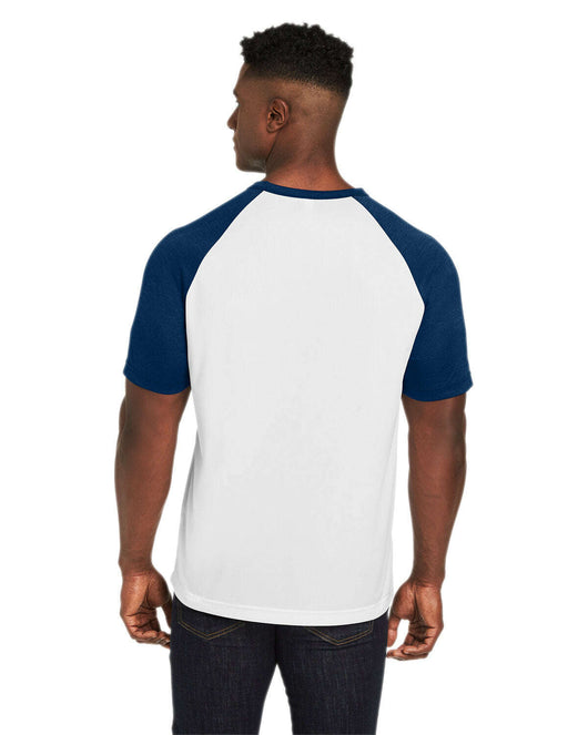 Team 365 Unisex Zone Colorblock Raglan T-Shirt TT62 - T-Shirts