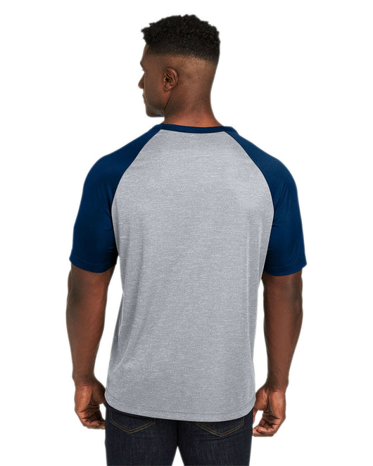 Team 365 Unisex Zone Colorblock Raglan T-Shirt TT62 - T-Shirts