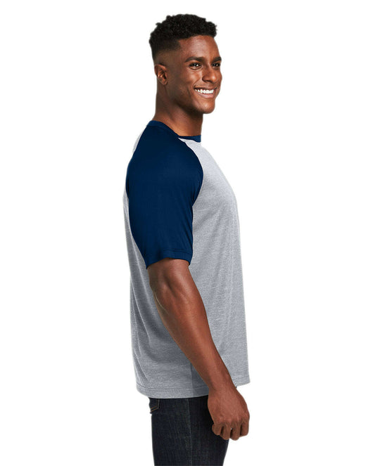 Team 365 Unisex Zone Colorblock Raglan T-Shirt TT62 - T-Shirts