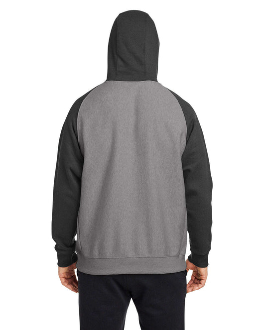 Team 365 Unisex Zone HydroSport™ Heavyweight Colorblock Hooded Sweatshirt TT96CB - Sweatshirts | Fleece