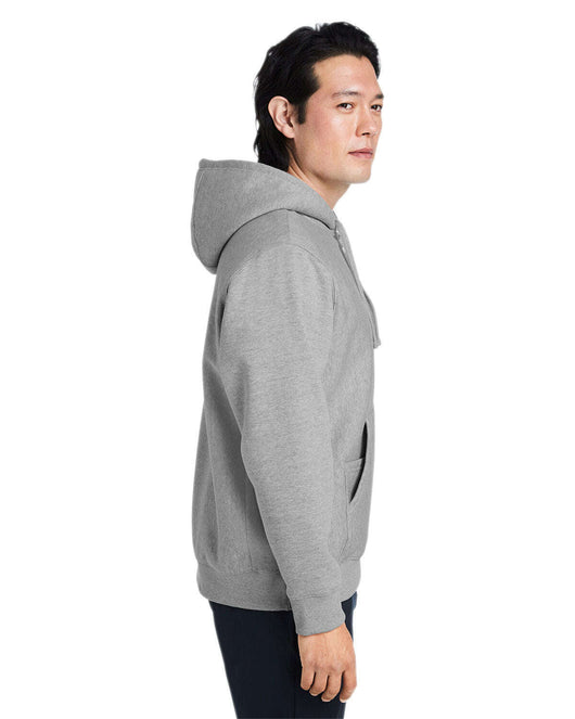 Team 365 Unisex Zone HydroSport™ Heavyweight Quarter-Zip Hooded Sweatshirt TT97 - Sweatshirts | Fleece