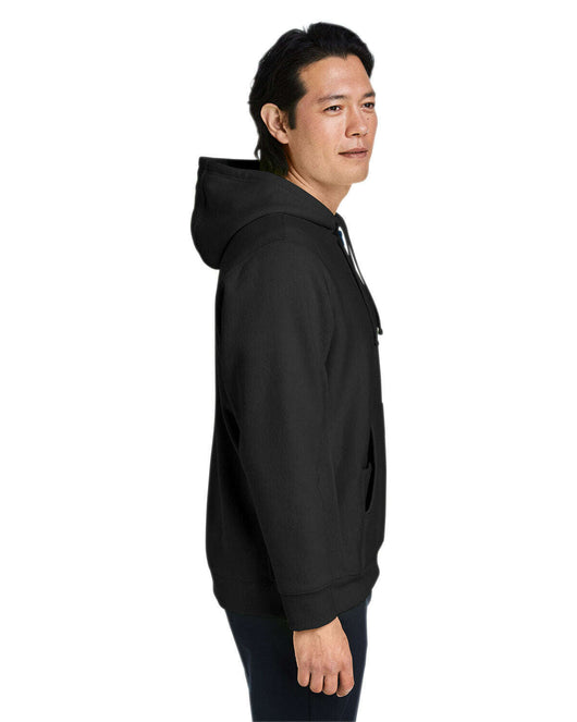 Team 365 Unisex Zone HydroSport™ Heavyweight Quarter-Zip Hooded Sweatshirt TT97 - Sweatshirts | Fleece