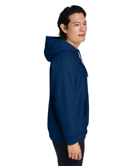 Team 365 Unisex Zone HydroSport™ Heavyweight Quarter-Zip Hooded Sweatshirt TT97 - Sweatshirts | Fleece