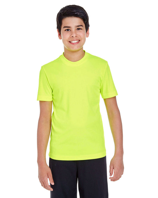 Team 365 Youth Zone Performance T-Shirt TT11Y - SAFETY YELLOW / XS - T-Shirts