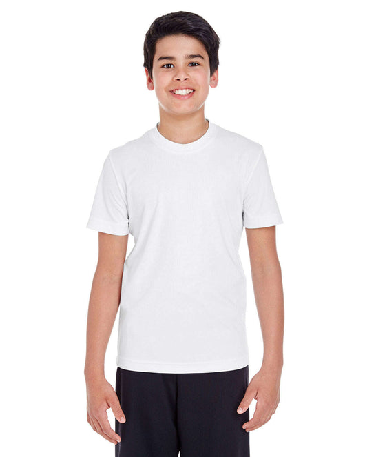 Team 365 Youth Zone Performance T-Shirt TT11Y - WHITE / XS - T-Shirts
