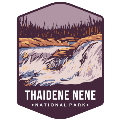 Thaidene Nëné National Park Sticker Large - sticker