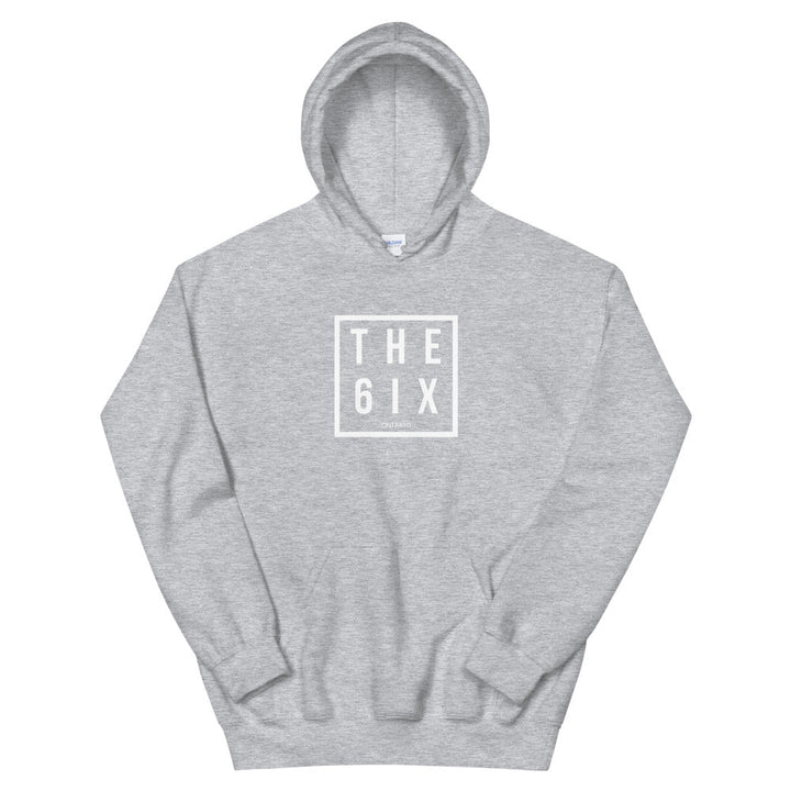 The 6ix Square Hoodie - Sport Grey / S