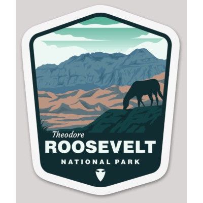 Theodore Roosevelt National Park Die Cut Sticker - sticker