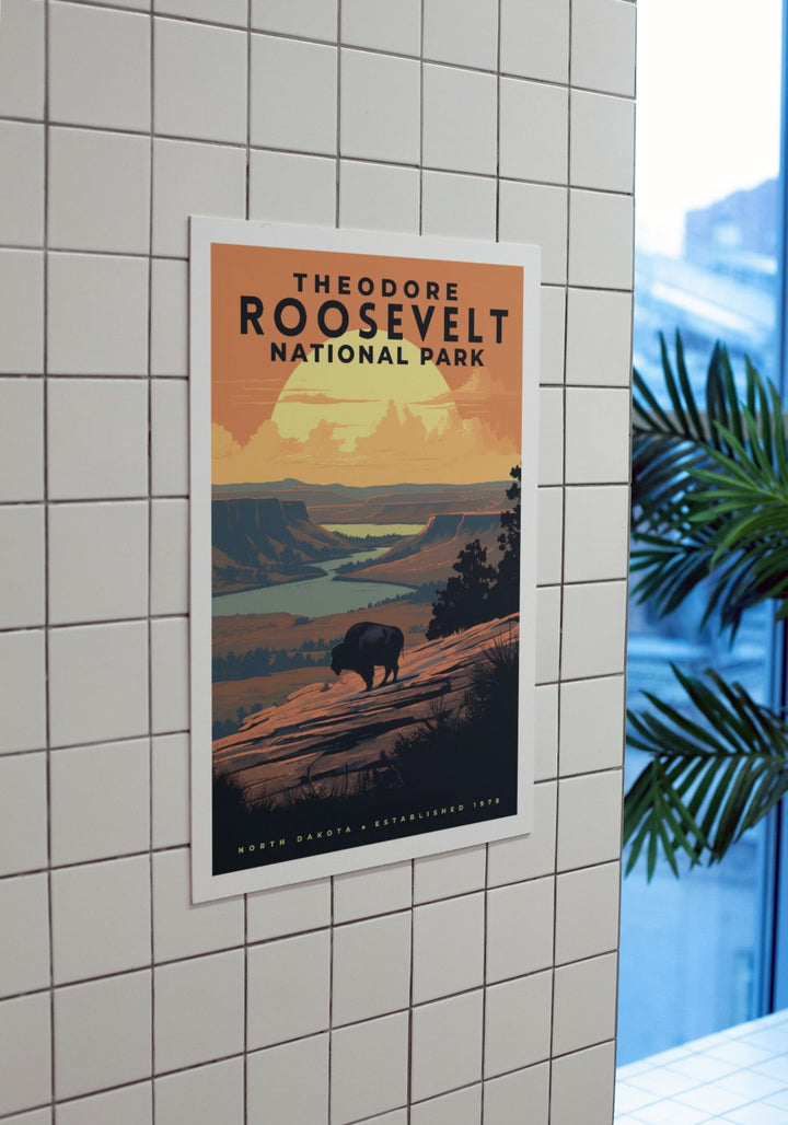 Theodore Roosevelt National Park Poster - poster