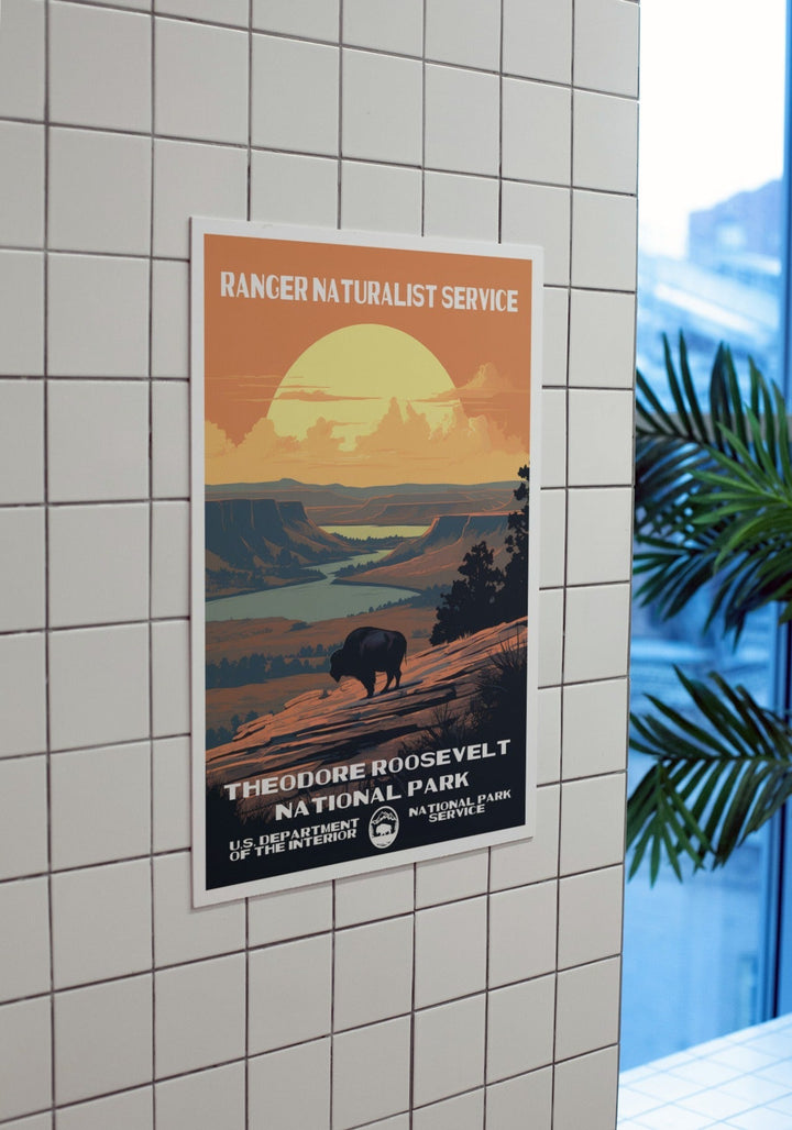 Theodore Roosevelt National Park Poster - poster