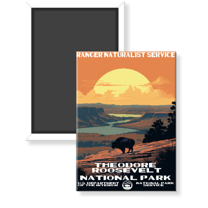 Theodore Roosevelt National Park WPA Magnet - magnet