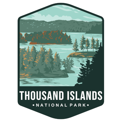 Thousand Islands National Park Sticker Large - sticker