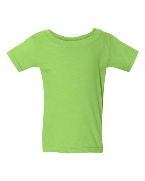 Toddler tees: unleash custom apparel dreams! Perfect for screen printing. St001 - Lime / 2T