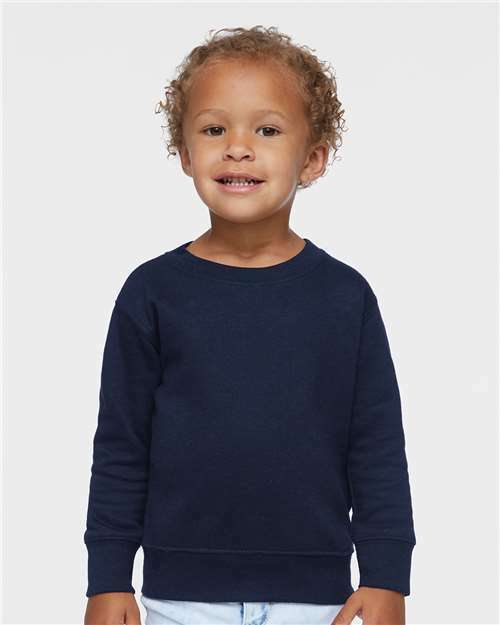 Toddler fleece: design your dream with custom apparel & screen printing tfc24 - Navy / 2T
