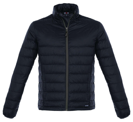 Toronto live screen printing puffer jacket: custom apparel sensation pj100 - Navy / S - Puffer Jacket
