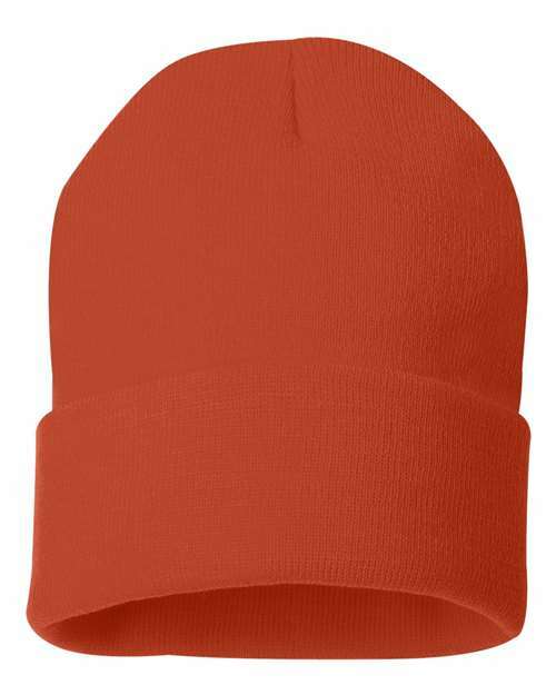 Toronto live screen printing custom apparel beanie c12 - Orange / One Size