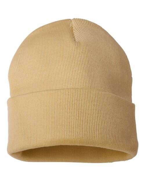 Toronto live screen printing custom apparel beanie c12 - Camel / One Size