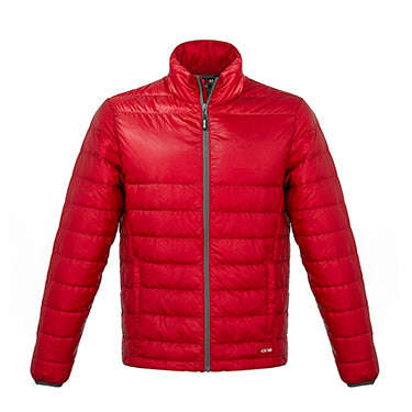 Toronto live screen printing puffer jacket: custom apparel sensation pj100 - Red / S - Puffer Jacket