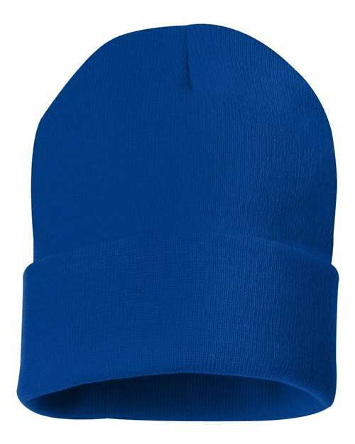 Toronto live screen printing custom apparel beanie c12 - Royal Blue / One Size