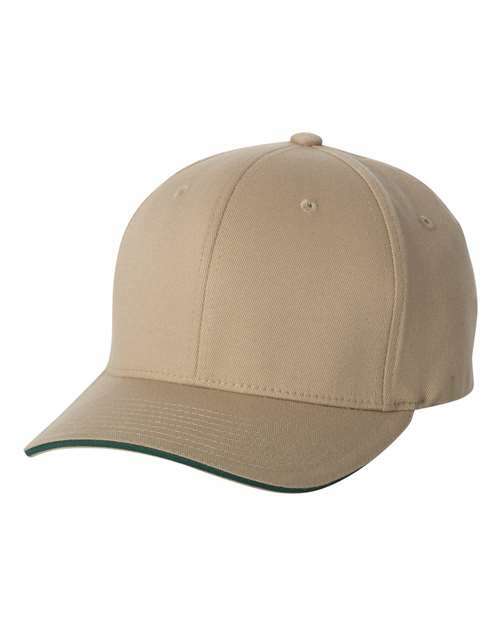 Toronto live screen printing custom apparel sandwich visor cap canada nfs - Khaki/ Spruce / S/M
