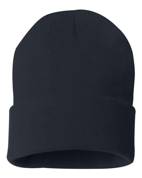 Toronto live screen printing custom apparel beanie c12 - Navy / One Size