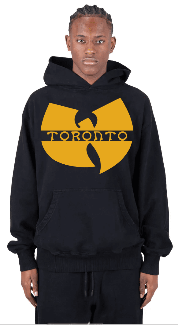 Toronto Tribute Hoodie with Wu-Tang Inspired - INDEPENDENT / S / 15 in wide - Sweatshirts & Hoodies