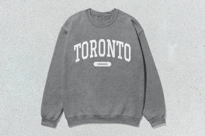Toronto - Unisex Heavy Blend™ Crewneck Sweatshirt - athletic heather / Small - Sweatshirts & Hoodies