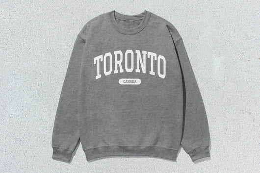 Toronto - Unisex Heavy Blend™ Crewneck Sweatshirt - athletic heather / Small - Sweatshirts & Hoodies