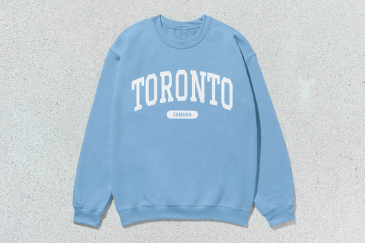 Toronto - Unisex Heavy Blend™ Crewneck Sweatshirt - Blue / Small - Sweatshirts & Hoodies