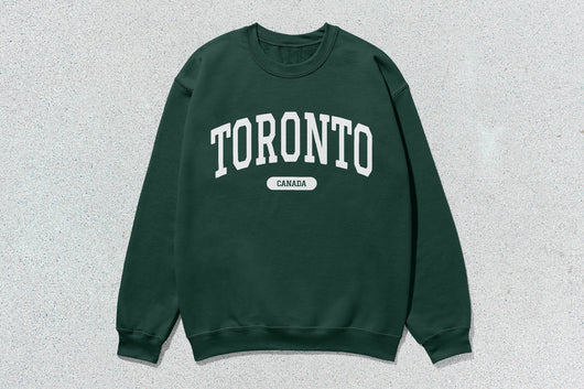 Toronto - Unisex Heavy Blend™ Crewneck Sweatshirt - Green / Small - Sweatshirts & Hoodies