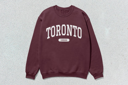 Toronto - Unisex Heavy Blend™ Crewneck Sweatshirt - Maroon / Small - Sweatshirts & Hoodies