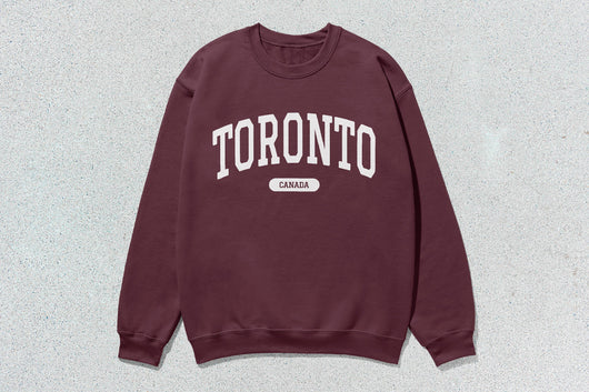 Toronto - Unisex Heavy Blend™ Crewneck Sweatshirt - Maroon / Small - Sweatshirts & Hoodies