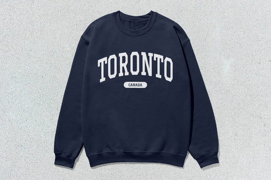 Toronto - Unisex Heavy Blend™ Crewneck Sweatshirt - Navy / Small - Sweatshirts & Hoodies