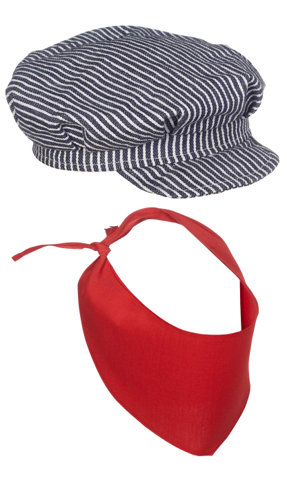 Train Conductor Hat & Scarf Set - Embroider Buddy®