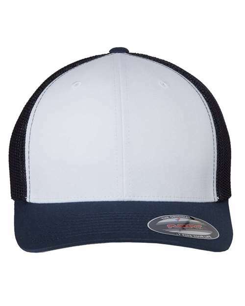 Trucker caps: design your custom apparel with screen printing today! Tc001 - Navy/ White/ Navy / One Size