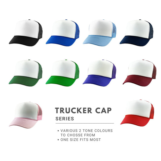 Trucker Cap - NS 2 Tone Colours One Size - Plain