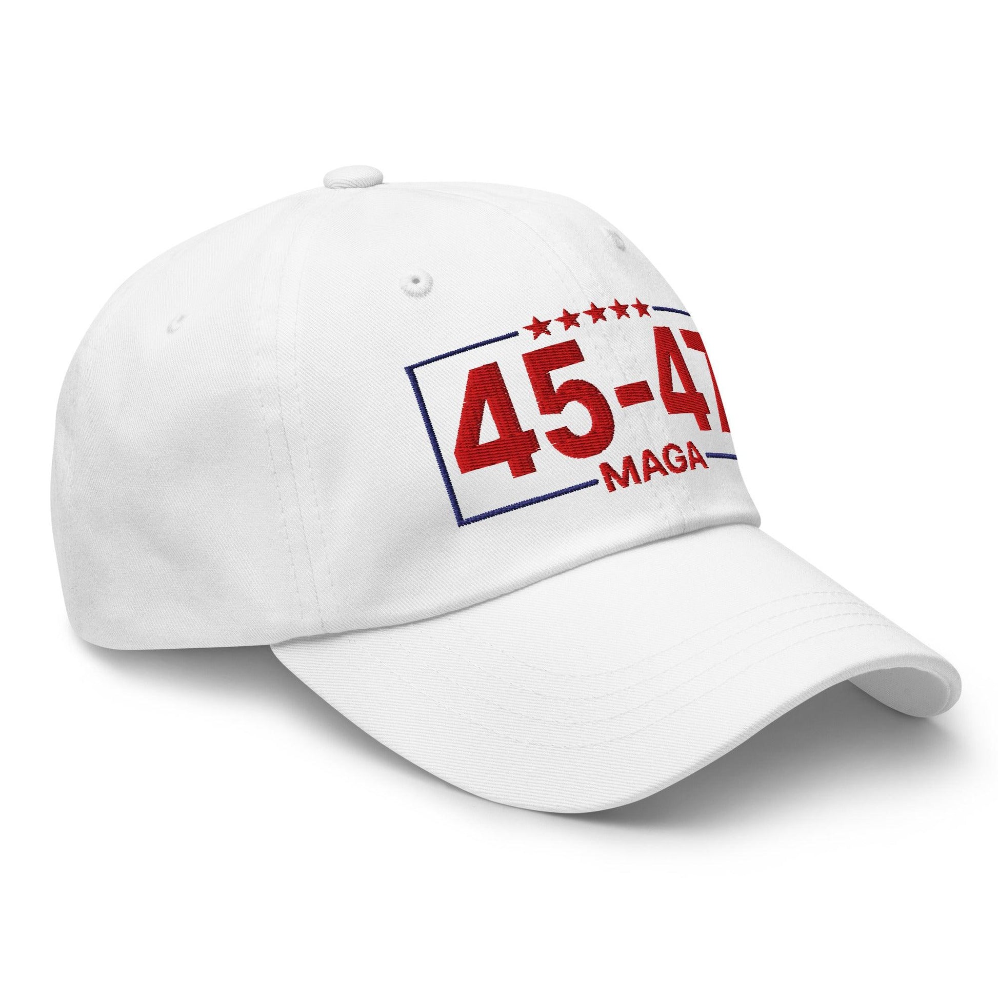 Trump 45-47 MAGA Embroidered Dad Hat